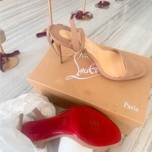 Christian Louboutin Nude Heeled Sandals